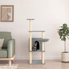 Vidaxl Cat Furniture avec Sisal Scratch Posts 132 cm Gris clair