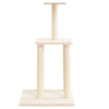 Vidaxl Cat Furniture avec Sisal Scratch Posts 85,5 cm Crème -Colored