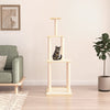 Vidaxl Cat Furniture avec Sisal Scratch Posts 149 cm Crème -Colored