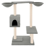Meubles de chat vidaxl avec poteaux de grattage 82 cm gris clair - afbeelding 3