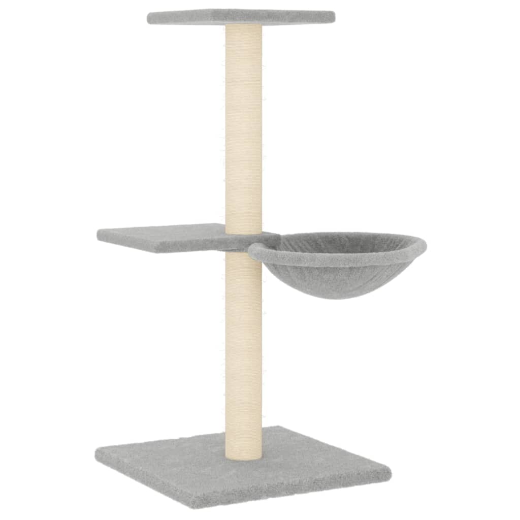 Vidaxl Cat Furniture avec Sisal Scratch Posts 72 cm Gris clair