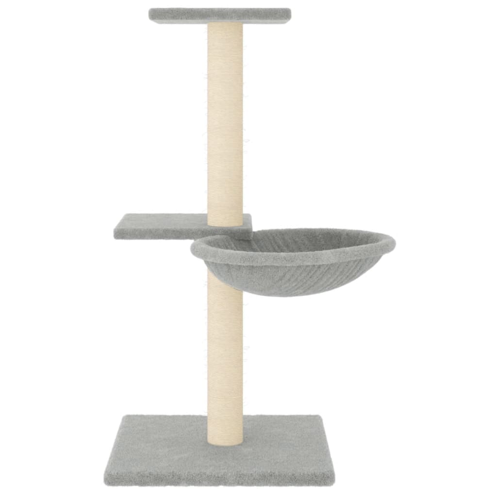 Vidaxl Cat Furniture avec Sisal Scratch Posts 72 cm Gris clair