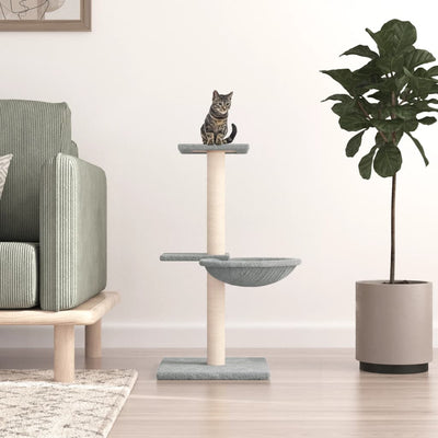 Vidaxl Cat Furniture avec Sisal Scratch Posts 72 cm Gris clair