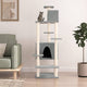 Vidaxl Cat Meubles avec Sisal Scratch Posts 154 cm Gris clair
