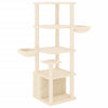 Vidaxl Cat Furniture avec Sisal Scratch Posts 147 cm Crème -Colored