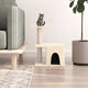 Vidaxl Cat Furniture avec Sisal Scratch Posts 48 cm Crème -Colored