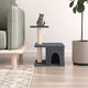 Vidaxl Cat Furniture avec Sisal Scratch Posts 48 cm Gris foncé