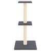 Vidaxl Cat Furniture avec Sisal Scratch Posts 73 cm Gris foncé