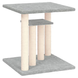 Vidaxl Scratching Post avec plates-formes 50 cm Gris clair - afbeelding 2
