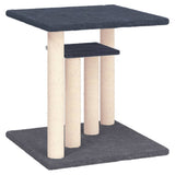 Vidaxl Scratching Post avec plates-formes 50 cm Gris foncé - afbeelding 2