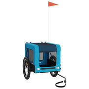Vidaxl Dog Bike Trailer Oxford Fabric et Fer Bleu et noir - afbeelding 3