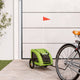 Vidaxl Dog Bike Trailer Oxford Fabric et Green de fer