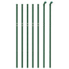 Vidaxl clôture grillagée 0,8x10 m vert