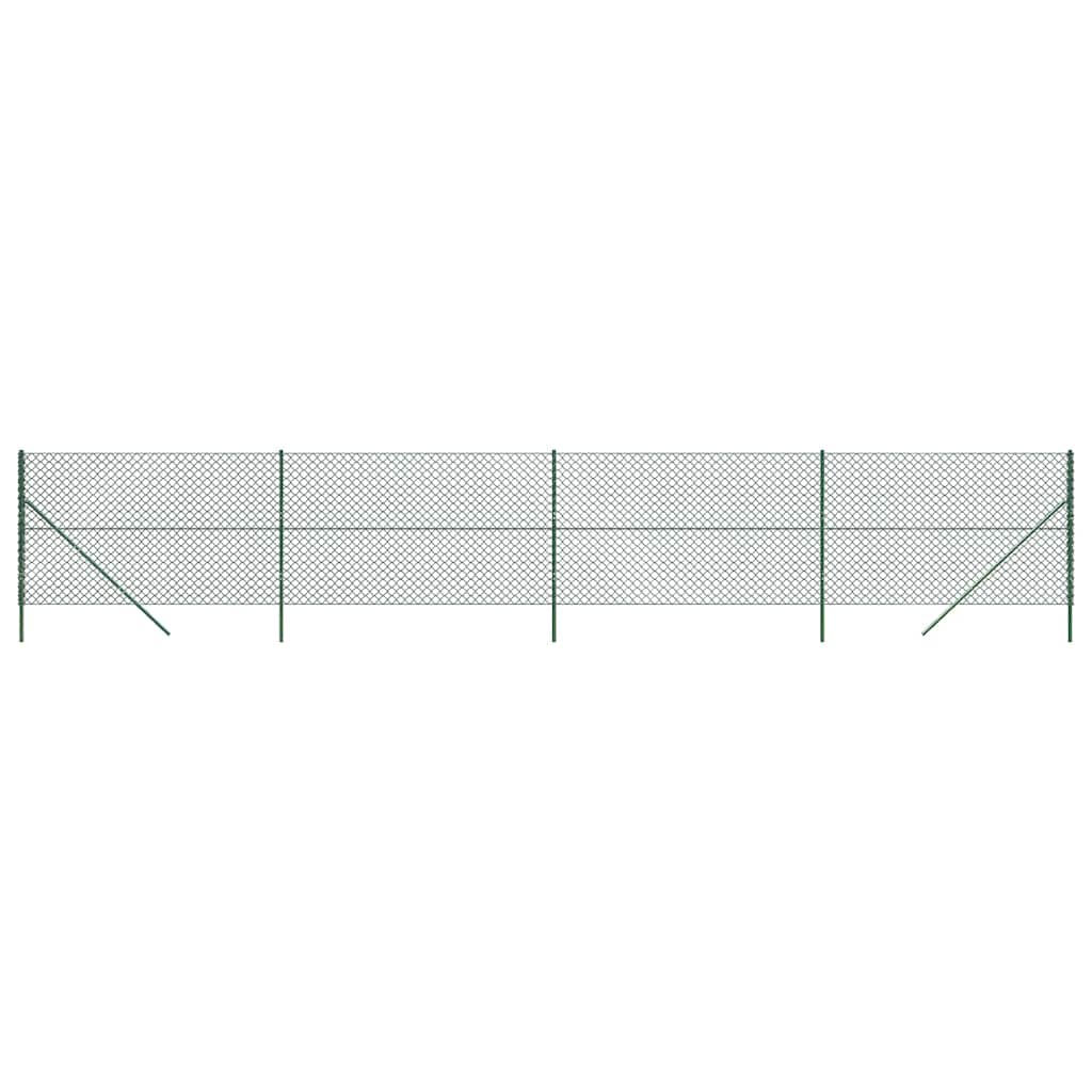 Vidaxl Clôture grillagée 2x10 m vert