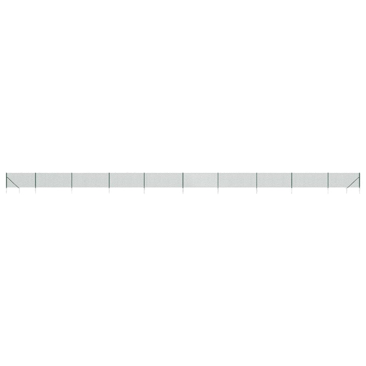 Vidaxl Gaashek avec des ancres terrestres 1,1x25 m vert