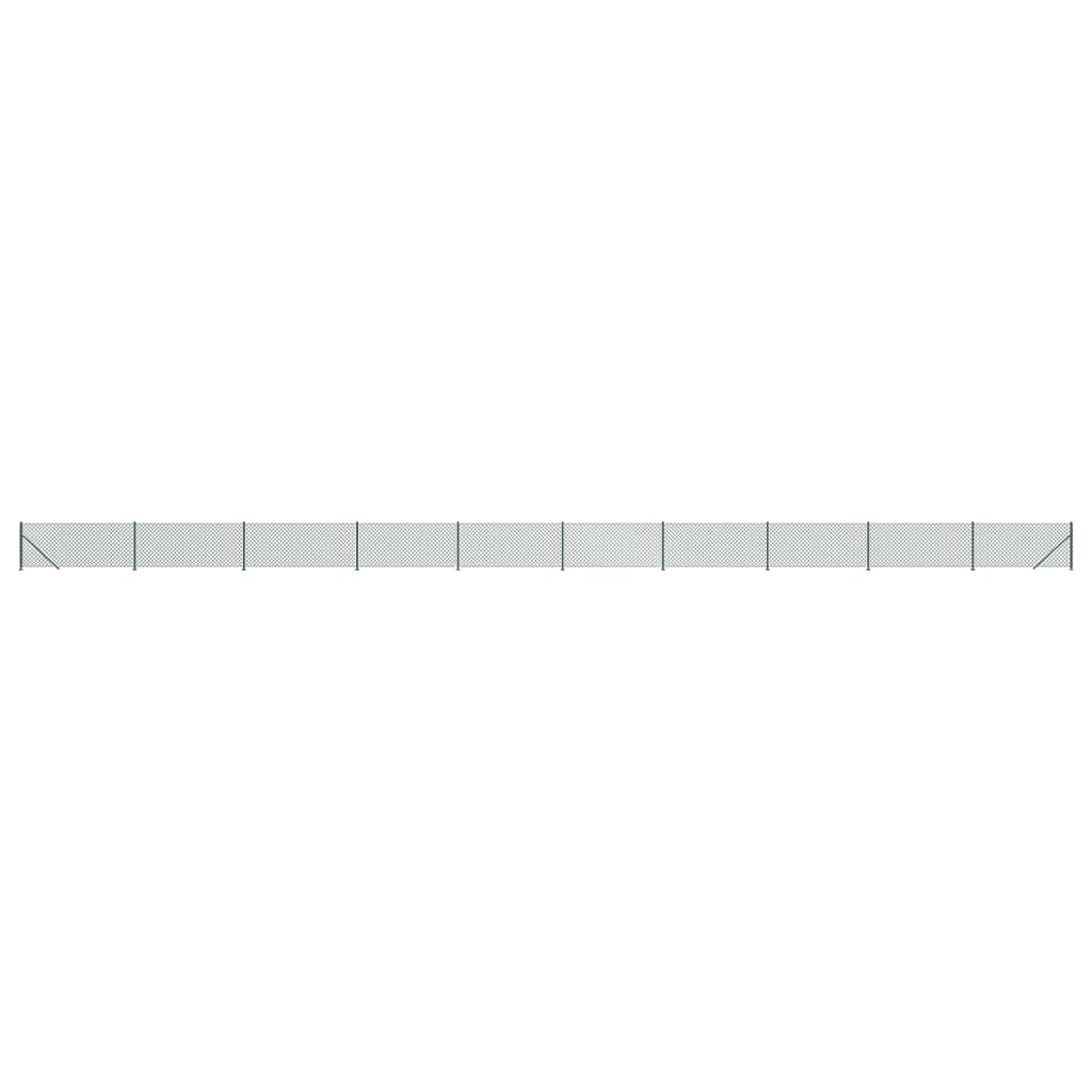 Vidaxl Gaashek avec Flens 1x25 m vert