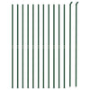Vidaxl Gaashek avec Flens 2x25 m vert