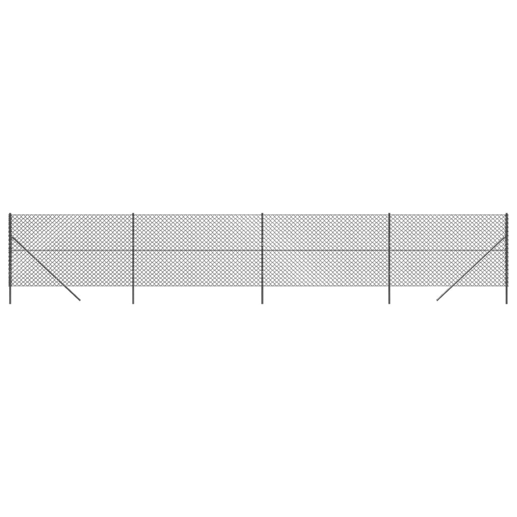 Vidaxl gaashek 1.4x10 m anthracite -colored