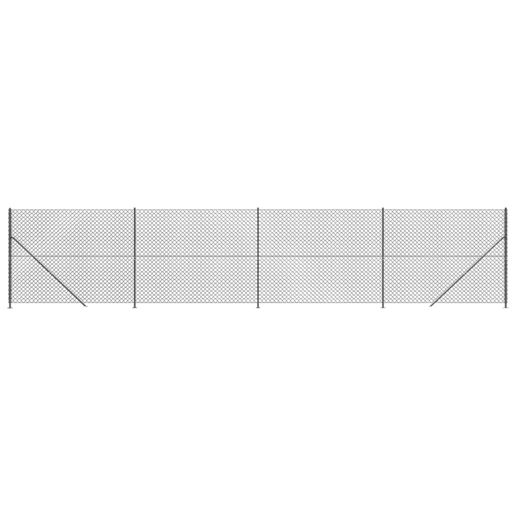 Vidaxl Gaashek avec Flens 2x10 M anthracite -colored