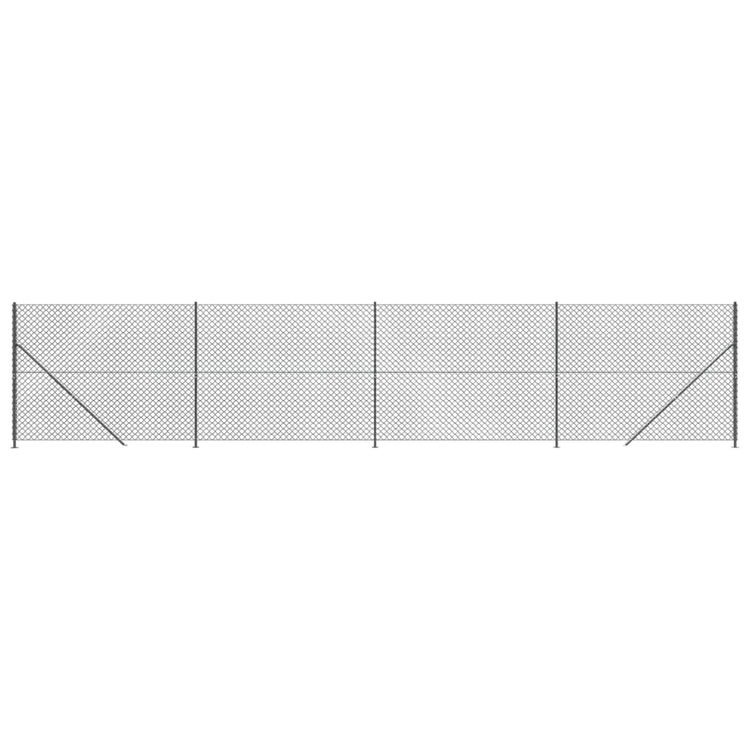 Vidaxl Gaashek avec Flens 2x10 M anthracite -colored