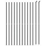 Clôture en maille vidaxl avec des flens 2x25 m anthracite -colored - afbeelding 3