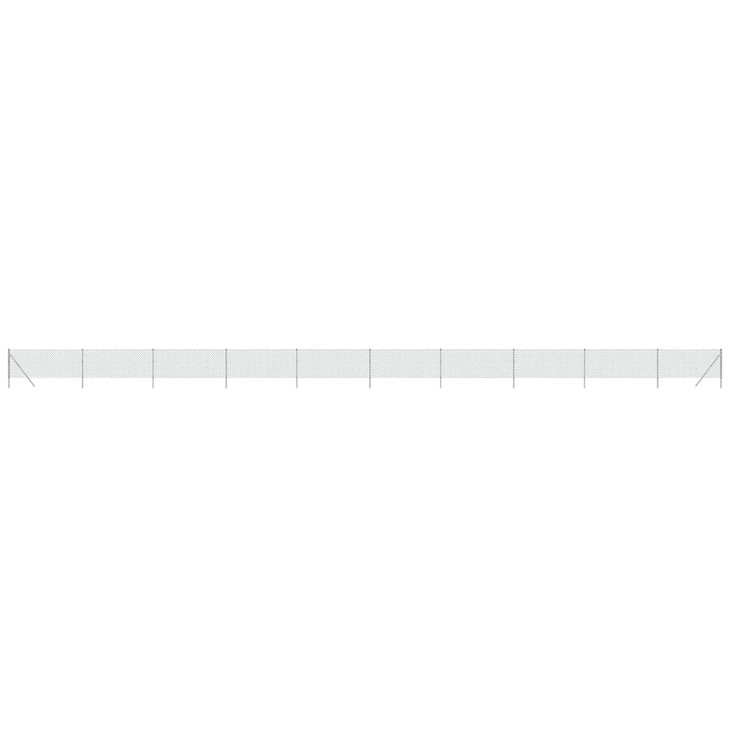 Vidaxl gaashek 0,8x25 m argenté de couleur argentée
