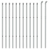 Vidaxl gaashek 0,8x25 m argenté de couleur argentée
