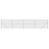 Fence à mailles vidaxl avec ancres moulues 2,2x10 m de couleur argentée