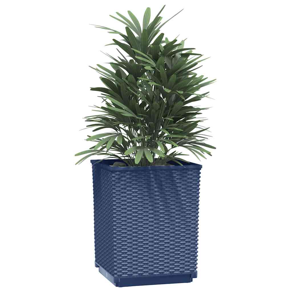 Vidaxl Planters 2 ST 30x30x37 cm en polypropène gris foncé