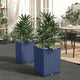 Vidaxl Planters 2 ST 30x30x37 cm en polypropène gris foncé