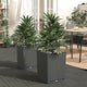 Vidaxl Planters 2 ST 30x30x37 cm Polypropène noir