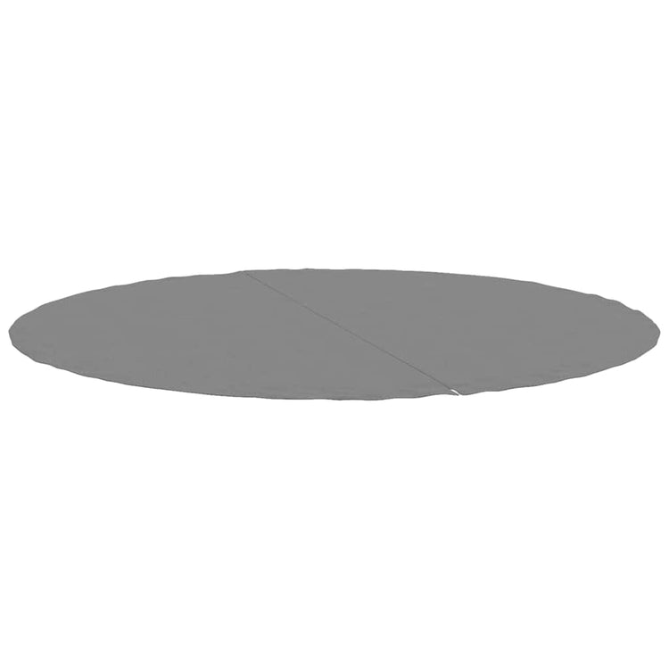 Vidaxx tapis de sol de piscine ø244 cm géotextile polyester gris clair
