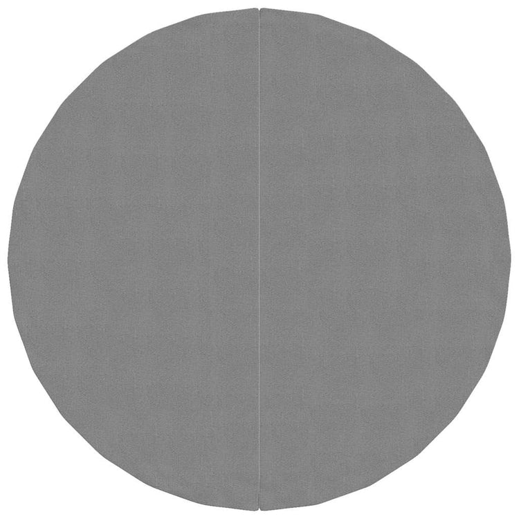 Vidaxx tapis de sol de piscine ø244 cm géotextile polyester gris clair