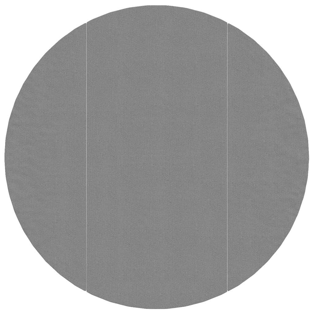 Sol de piscine vidaxl Ø306 cm en polyester géotextile gris clair