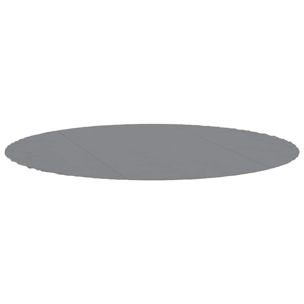 Vidaxx tapis de sol de piscine ø366 cm géotextile polyester gris clair