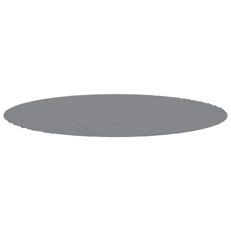 Vidaxx tapis de sol de piscine ø366 cm géotextile polyester gris clair