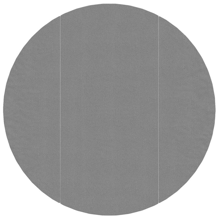 Vidaxx tapis de sol de piscine ø366 cm géotextile polyester gris clair