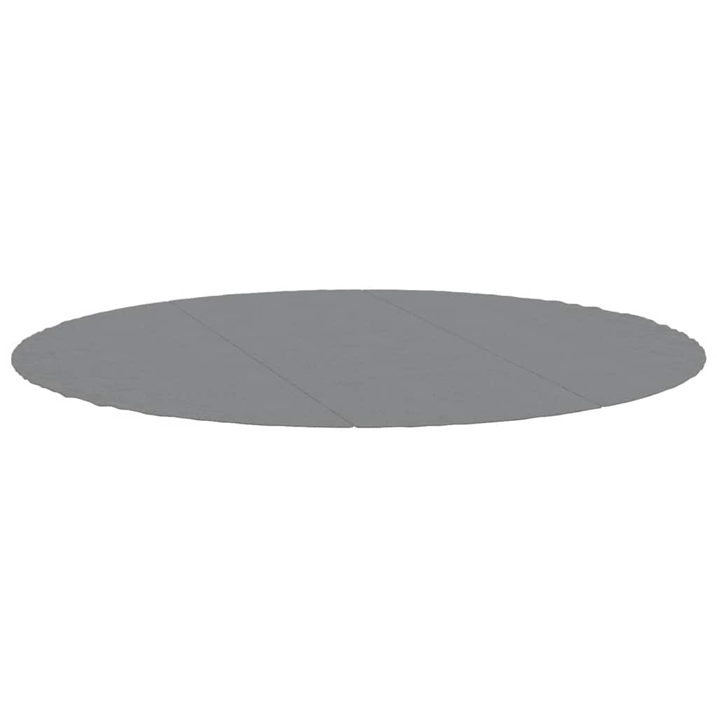 Vidaxx tapis de sol de piscine ø396 cm géotextile polyester gris clair