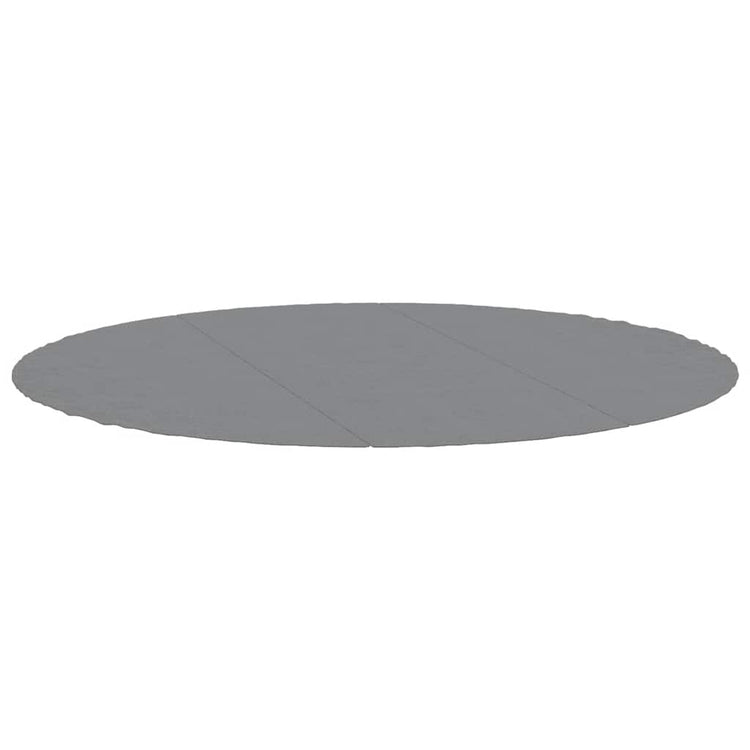 Vidaxx tapis de sol de piscine ø396 cm géotextile polyester gris clair