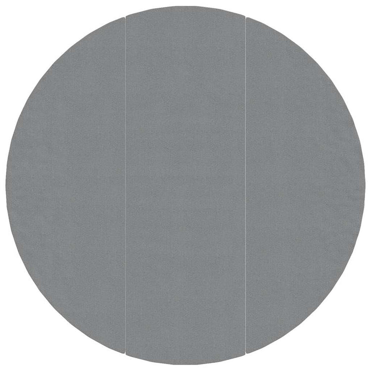 Vidaxx tapis de sol de piscine ø396 cm géotextile polyester gris clair