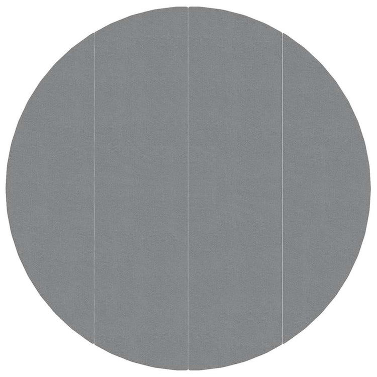 Vidaxx tapis de sol de piscine ø428 cm géotextile polyester gris clair