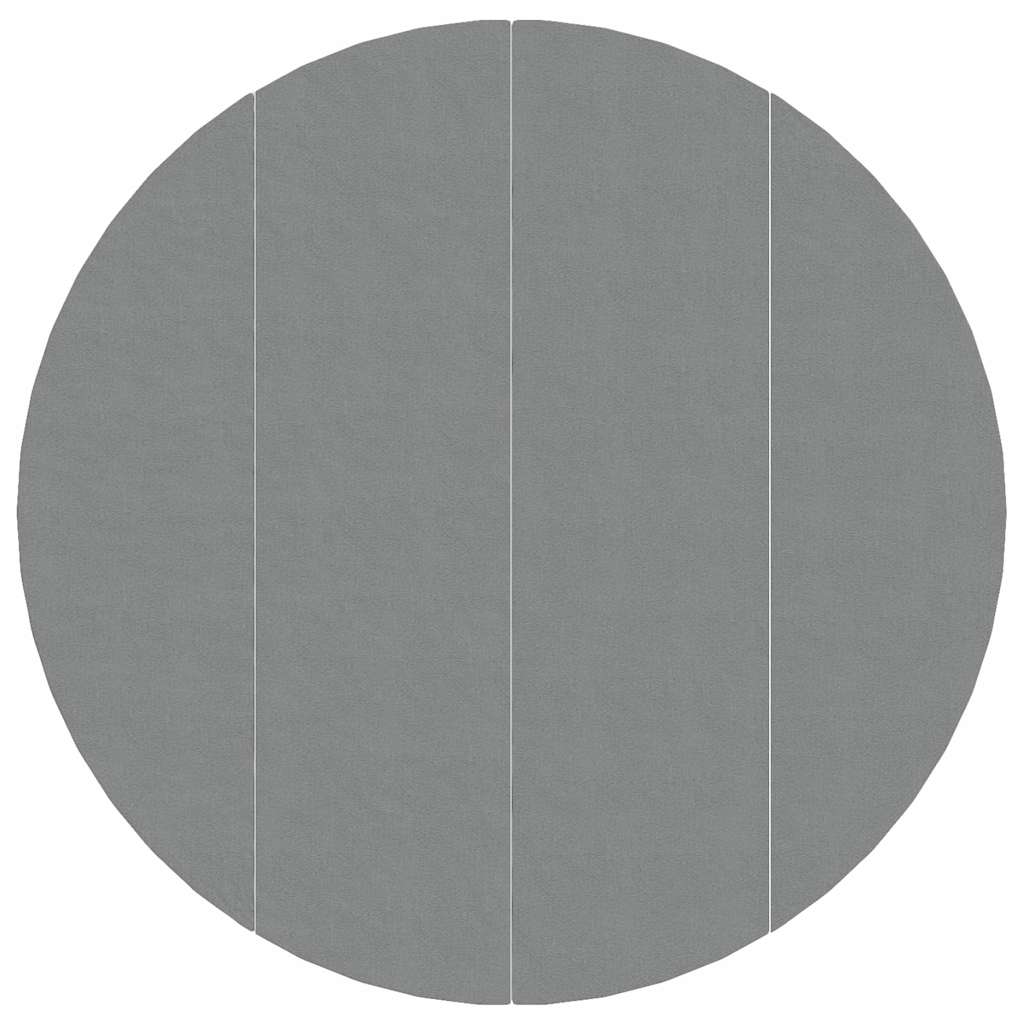 Vidaxx tapis de sol de piscine ø500 cm géotextile polyester gris clair