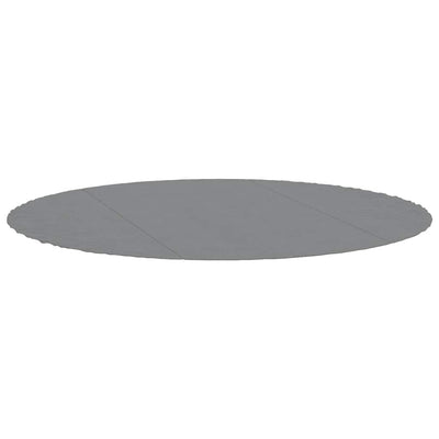 Sol de piscine vidaxl Ø366 cm en polyester géotextile gris clair