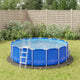Sol de piscine vidaxl Ø366 cm en polyester géotextile gris clair