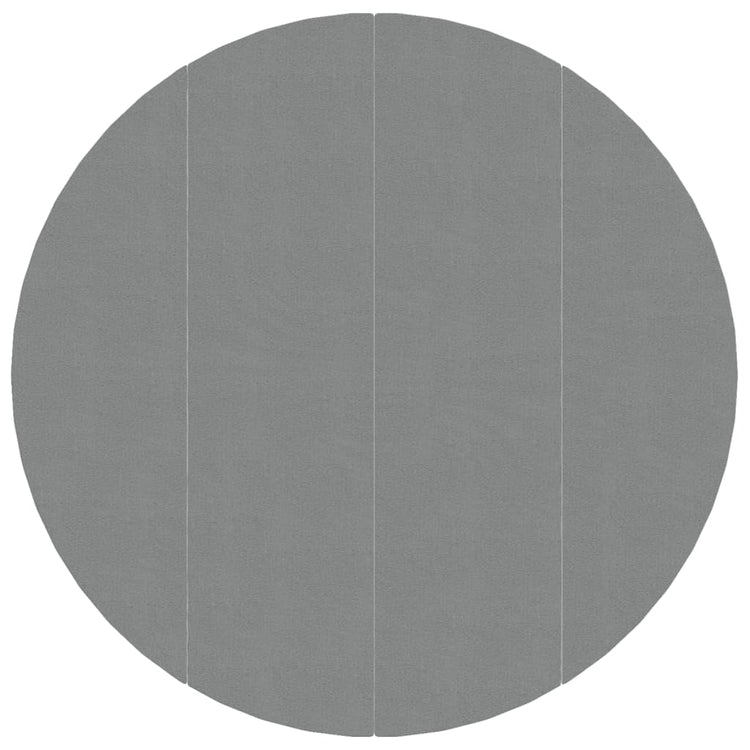 Sol de piscine vidaxl Ø428 cm en polyester géotextile gris clair