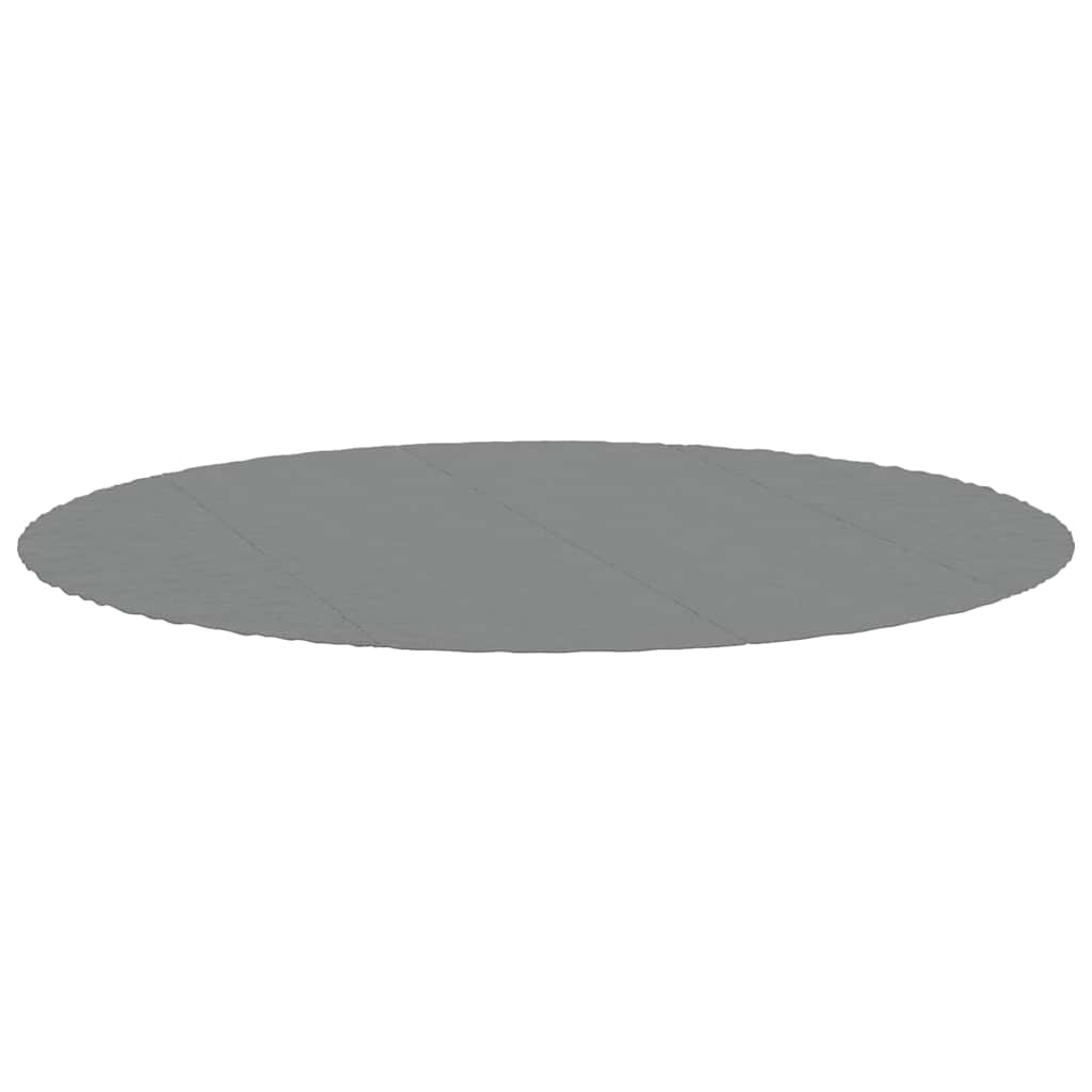 Sol de piscine vidaxl Ø458 cm en polyester géotextile gris clair