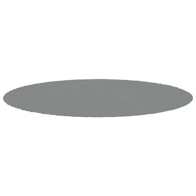 Sol de piscine vidaxl Ø458 cm en polyester géotextile gris clair