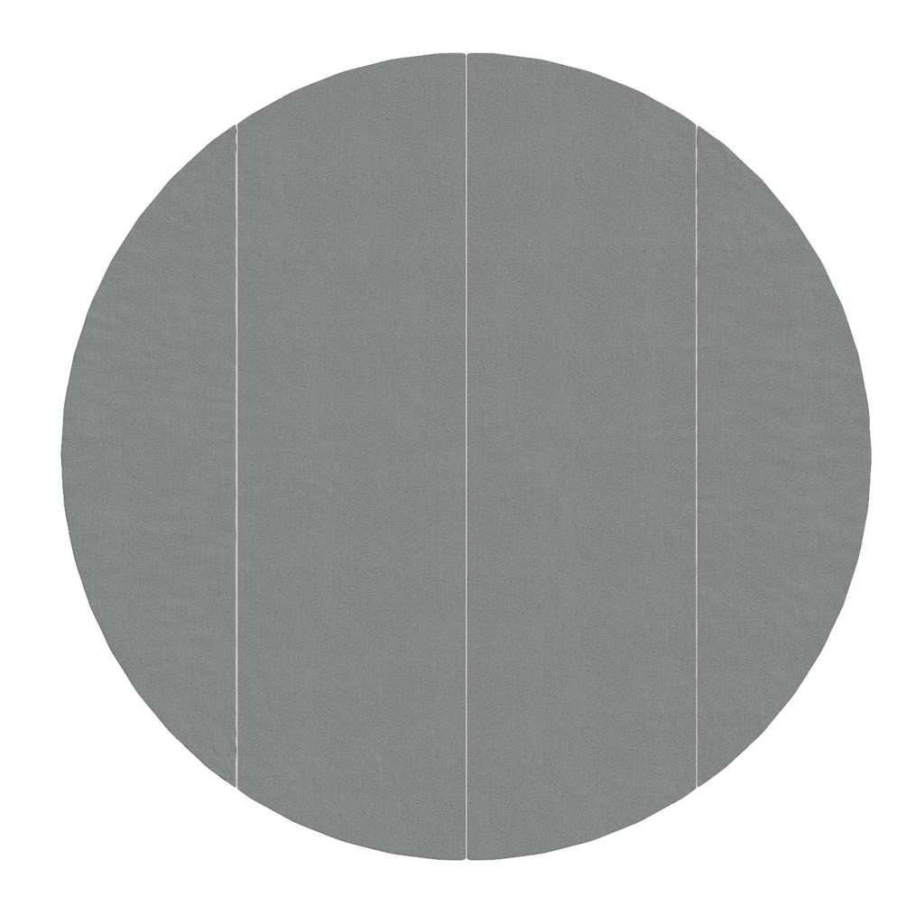 Sol de piscine vidaxl Ø458 cm en polyester géotextile gris clair