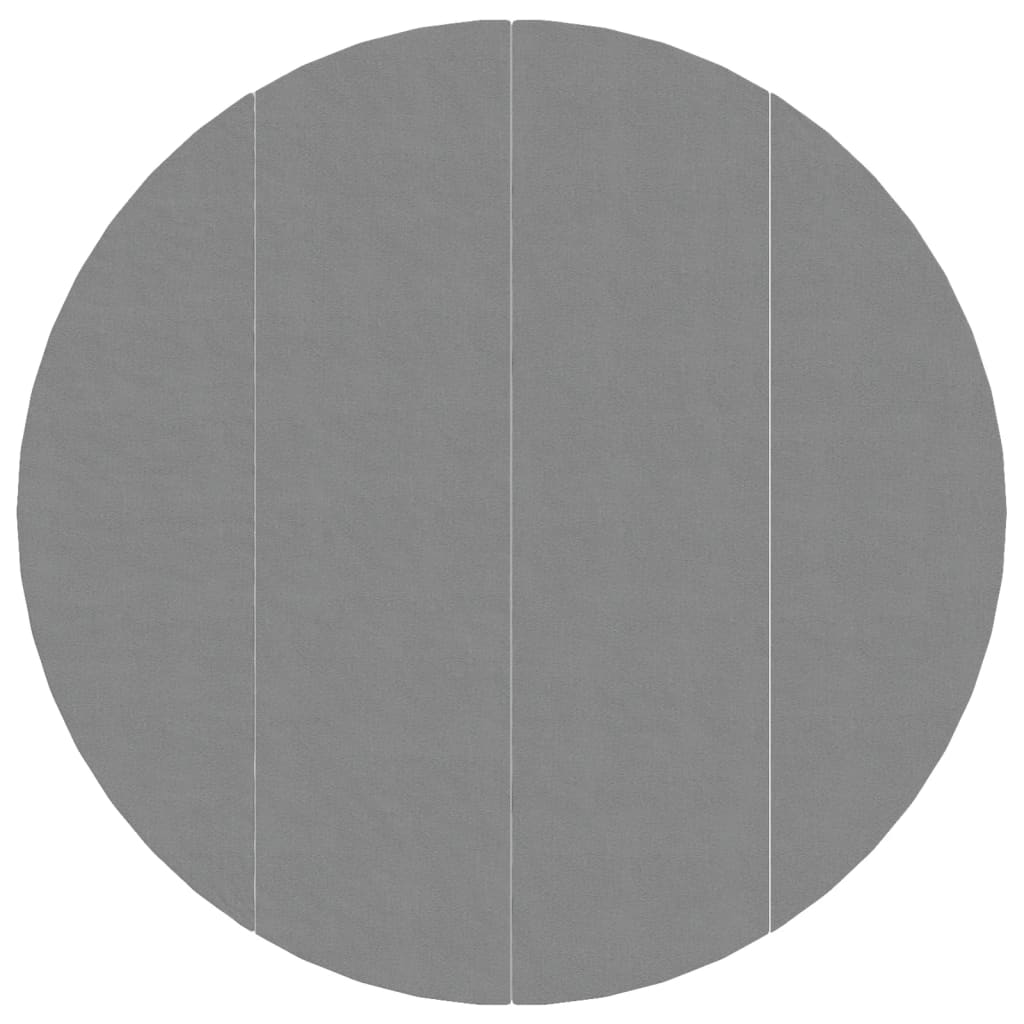 Sol de piscine vidaxl Ø500 cm polyester géotextile gris clair