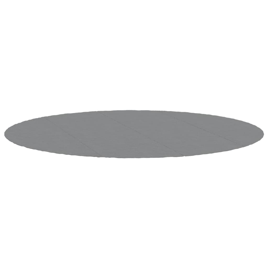 Sol de piscine vidaxl Ø500 cm polyester géotextile gris clair